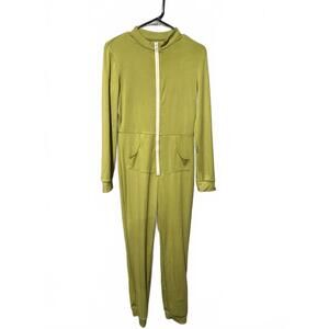 Olive Green Long Sleeve Jumpsuit Size Large